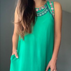 Jodifl Green Dress small